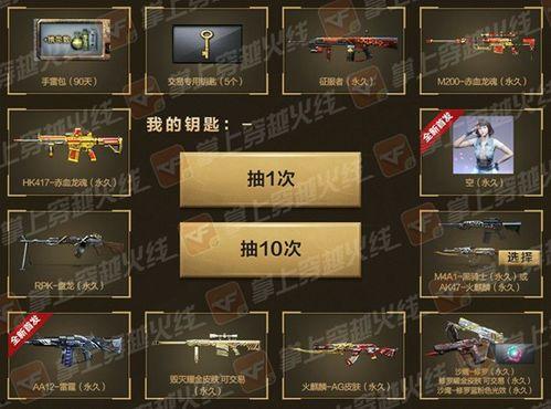 cf活动最新皮肤爆料图,炫酷造型抢先看!
